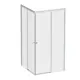 Душевой уголок Am.pm X-Joy W94G-403-100100-MT1K угол 99x99см серебро профиль эффект стекла без покрытия
