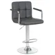 Барный стул Dobrin Kruger Arm LM 51.5x113x49 см искусственная кожа цвет серый