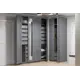 Дверь Шведский стандарт Макс 4 заполнения 225.8x49.7см серый