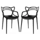 Стул Hesby Hsbi_d812_black_2 47x83x52 см пластик цвет черный