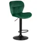 Барный стул Dobrin 5022_BlackBase-LM Barny Black 46x85x54 см цвет зеленый