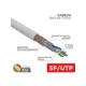 Кабель витая пара Rexant S/FTP CAT 7 PVC 4PR 23AWG indoor solid серый 305 м