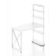 Стол Solarius loft с 5 полками столешница 40 мм 80x145x110 см крестообразные ножки сосна цвет белый