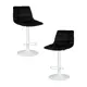 Барный стул Dobrin Tailor white lm-5017 47x113x49 см цвет черный 2 шт