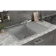 Накладная мойка Gamma stone GS-15 310 50.5x64x18.5 см искусственный камень цвет светло-серый