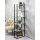 Стеллаж деревянный Gastrorag 60x183.6x30 см нагрузка до 8 кг лдсп цвет бетон