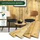 Стеновая панель 3D Art barn wood из амбрной ретро доски цвет пшеничный 800x100x7мм 0.96м² 12шт