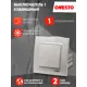 Выключатель встраиваемый Onesto onE61S111 1 клавиша цвет белый