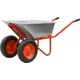 Садовая тачка Eco WB351-2 59x59.5x139 см сталь до 350 кг