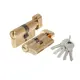 Цилиндровый механизм Fuaro 1000ZM Knob60 (25+10+25) SSG сатинированное золото 5Key с вертушкой