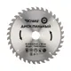 Диск пильный по дереву Kranz KR-92-0121, 210x30 мм, 3 зубца
