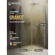 Душевой уголок Doccia GLASS80ypt/SA/5CHMT угол 80x80см хромированный профиль эффект стекла матовый