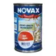Грунт-эмаль по металлу 3 в 1 Novax глянцевая цвет красный RAL 3020 0.8 л