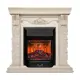 Каминокомплект Realflame Patricia STD EUG-WT с очагом Majestic Lux BL 1500Вт белый дуб с золотой патиной