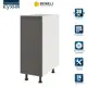 Напольный шкаф Color Beneli 5500100200215 30x82x57.6 см ЛДСП цвет черный