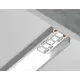 Профиль алюминиевый Ambrella light Illumination накладной 15.5x6 для светодиодной ленты до 11мм GP1700AL