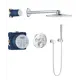 Душевая система Grohe 34705000 Grohtherm SmartControl Perfect с душевым гарнитуром и верхним душем Rainshower SmartActive 310, хром