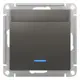 Переключатель карточный с задержкой времени встраиваемый Systeme electric AtlasDesign ATN000967 цвет серый
