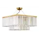 Люстра подвесная Arti lampadari Enio Al_enio_e_1.5.50.101_gp 8 ламп 17.8 м² цвет прозрачный/золотой