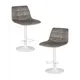 Барный стул Dobrin Tailor white lm-5017 47x113x49 см цвет серый 2 шт