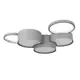 Люстра потолочная светодиодная Loft It Pin 10317-5 grey 10 м² теплый белый (желтый) свет цвет серый