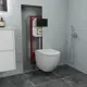 Комплект BAUEDGE NEO45700-BL0001-HQ-Q00011 6 в 1: инсталляция, унитаз безободковый Dream Hurricane, быстросъемное микролифт, кнопка Dream, черная