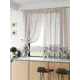 Тюль Comfy way Базовая комплектация CW786062 на шторной ленте 160x150 см цвет серый