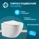 Унитаз подвесной Benneri B5.3.1176.00 безободковый с сиденьем микролифт