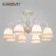 Классическая люстра EUROSVET 60107/8 белый с золотом