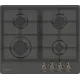 Газовая варочная панель Darina 1T38 BGM 341 12At 59 см 4 конфорки цвет антрацит 539331