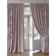 Штора на шторной ленте Helga Лирфенс 220x320 см цвет пудровый