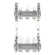 Коллекторная группа Kromwell KW.SM6500635 1"x3/4" евроконус 3 выхода нержавеющая сталь