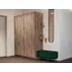 Шкаф Система из двух шкафов Локер Push to Move Правый с двойным набором полок и одним модулем 162х52.5х220 Мебельная компания Е1 Крафт табачный