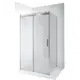 Душевая перегородка Ambassador 19021103HX-80HX 80x200см хромированный профиль