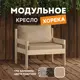 Кресло садовое Домаклево horeka_1d_beige_horeka Хорека 74x67x67 см дерево бежевый
