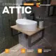 Столешница в ванную Moduleasy Ц0000038964 60x48.2см ДСП цвет коричневый