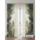 Тюль Comfy Way Алоуна - 101 CW580101-240 150x240 см на шторной ленте цвет зеленый 2 шт
