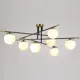 Люстра на штанге Illumico Il0059-8c-79 bk cop 8 ламп 48 м² цвет черный