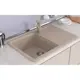 Мойка для кухни Mixline NL-TMS07 (302) 49.5x75 см глубина чаши 19 см искусственный камень цвет песочный