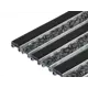 Придверная решетка Сититоп Эконом текстиль+резина 120x80 см алюминиевая