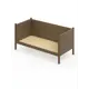 Кровать Solarius Тахта сплошное основание kor80-180temd-full 90 x 101 x 190 см дерево цвет коричневый, темный дуб