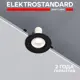 Светильник точечный встраиваемый Elektrostandard A067705 City 1 м² под отверстие 6.5 см цвет черный