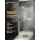 Душевая дверь Doccia GLASS120pd/SA/4CHROMEGL 120см эффект стекла матовый распашной