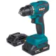 Дрель-шуруповерт аккумуляторная Bort BAB-20X-BLK, 18 В Li-Ion 2x1.5 Ач