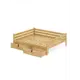 Кровать Solarius Tahta140-200net-2yash 150 x 63 x 210 см сосна цвет бежевый