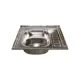 Мойка для кухни Mixline 58538190 50x60 см глубина чаши 16 см нержавеющая сталь цвет хром