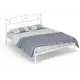 Кровать Стиллмет Никса 185 x 97.5 x 206 см металл цвет белый