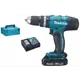 Дрель-шуруповерт аккумуляторная ударная Makita DHP453RAJ, 18 В Li-Ion 2x2 Ач