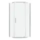 Душевой уголок Niagara Eco NG-1009-14D трапеция 90x90см хромированный профиль эффект стекла прозрачное закаленное стекло