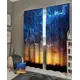 Комплект штор Helga Базовая коллекция HH900383 на шторной ленте 260x150 см цвет синий, серый, желтый, голубой